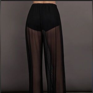 Zara Sheer Black Pants